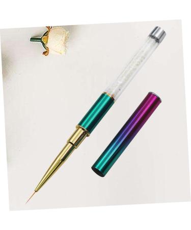 Mikinona Manicure Brush Manicure Tool Nail Polish Drawing Pen Nail Art Brush Nail Art Tips Builder Brush Manicure Dotting Pen Nail Crystal Pen Nail Art Pen Small Pen Draw Flowers Size 2 As Shown - Buy Online on SooperMarket.com
