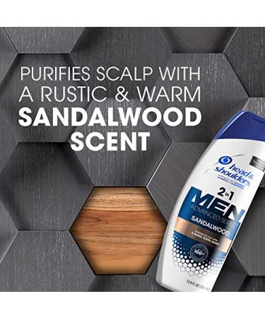 Buy Head & Shoulders Advanced Series Sandalwood 2-in-1 Shampoo & Conditioner for Men 12.8 Fl Oz | International Shipping - Buy Online on SooperMarket.com