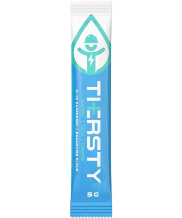 Thersty Electrolyte Powder ZERO Sugar Electrolyte Packets Designed for Rapid Hydration. All Natural Ingredients and Trusted by the World s most Demanding Industries 10 Servings - Blue Raspberry - Buy Online on SooperMarket.com