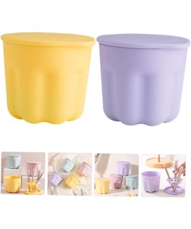 minkissy 6 Sets Pp Washing Bowl Makeup Cleaner Mat Cleaning Bowl Brush Cleaning Pad Puff Cleaning Scrubber Makeup Cleaning Mat Tool Beauty Kit Makeup Brush Cleaning Kit Silica Gel - Buy Online on SooperMarket.com
