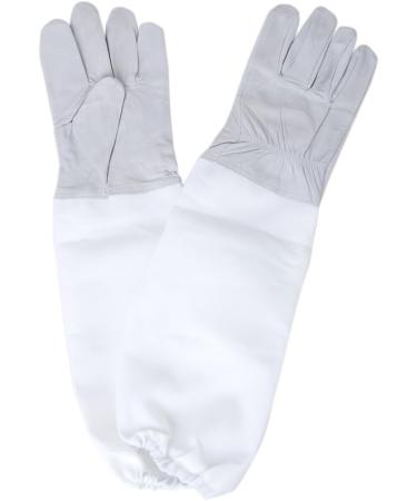 BESTOPE Beekeeping Protective Gloves with Vented Long Sleeves 4.33" Width--Grey 1 Pair - Buy Online on SooperMarket.com