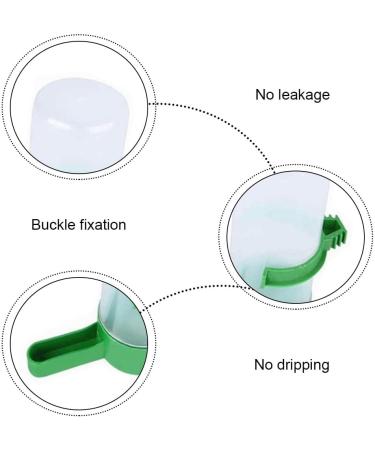Bird Water Dispenser 4 Pcs Hanging Bird Water Bottles Automatic Bird Water Dispensers for Middle and Small Parrot Budgie Lovebirds Cockatiel Drinking Water - Buy Online on SooperMarket.com