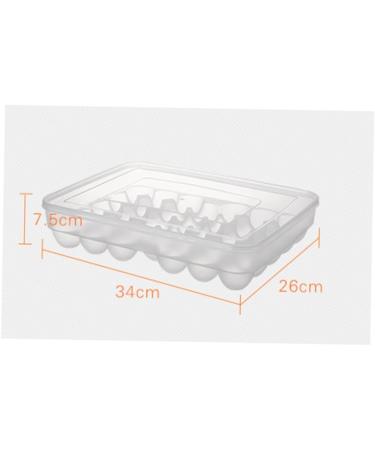 KOMBIUDA 34 Eggs Large Capacity Egg Holder Egg Crisper Grids Egg Holder Egg Container Egg Plate High Capacity - Buy Online on SooperMarket.com
