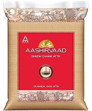 Aashirvaad Whole Wheat Atta 2Kg | 100% Whole Wheat Atta | Whole Wheat | No Added Preservatives | Vegetarian | Indian Origin