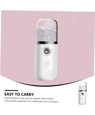 Healeved Hydrating Instrument Nano Mist Sprayer Portable Face Steamer Nano Face Steamer Abs White - Buy Online on SooperMarket.com