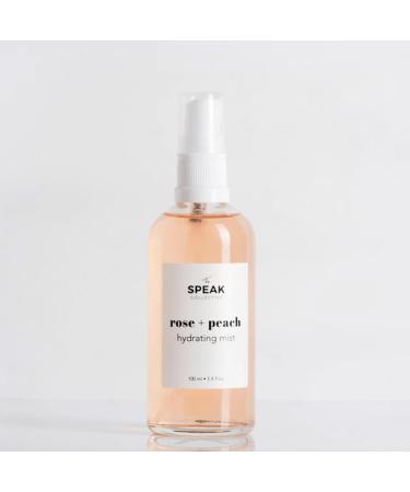Rose + Peach Hydrating Mist - Natural Moisturizer for Sensitive Skin | 100ml | Hydrate Soften & Calm - Buy Online on SooperMarket.com
