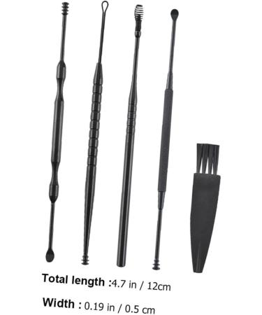 Healvian Stainless Steel Ear Cleaner Spring Tool Set - Ear Wax Removal Kit for Gentle and Effective Cleaning - Buy Online on SooperMarket.com