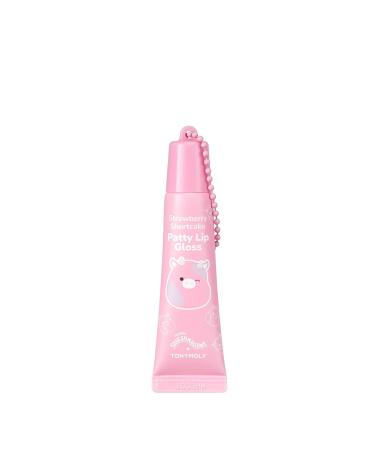 TONYMOLY x Squishmallows Patty Keychain Lip Gloss - Hydrating Strawberry Shortcake Stain Sheer Pink High Shine 11ml - Buy Online on SooperMarket.com