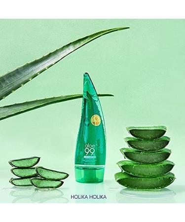 Holika Holika Aloe 99% Soothing Gel - 8.45 fl oz (250 ml) | Moisturizing & Refreshing Skin Care - Buy Online on SooperMarket.com