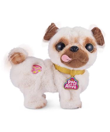 Pets Alive Poppy The Booty Shakin Pug Interactive Dancing Plush Puppy by ZURU