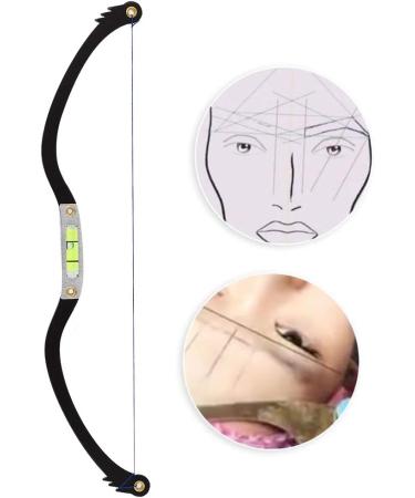 Flexible Aluminum Alloy Eyebrow Line Marker Ruler with Sponge Measure Tool for Precise Positioning Reduced Design Time and Strong Adsorption (Black) - Buy Online on SooperMarket.com
