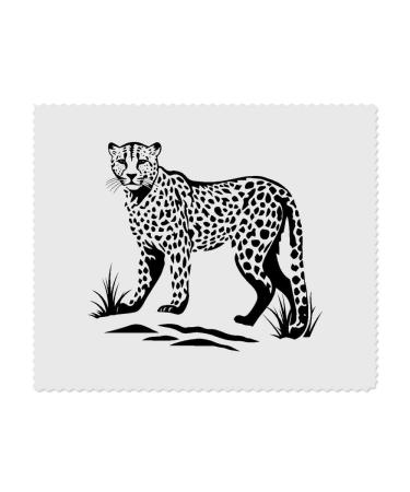 2 x "Cheetah" microfiber lens/glasses cleaning cloths (LC00024021)