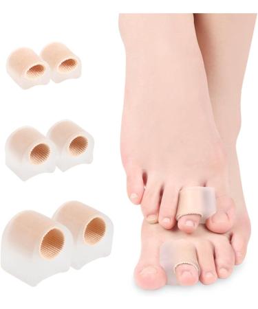 Toe Corrector Spacer: Bunion Preventing Ring Sleeves - 3 Pair Set for Nail Problems - Buy Online on SooperMarket.com