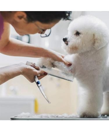 6-Inch Professional Dog Grooming Scissors Set - Stainless Steel 5-in-1 Pet Care with Round Security Tip - Ideal for Dog Hair Cutting - Buy Online on SooperMarket.com