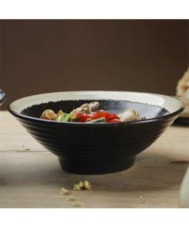 Accessories Kitchen Pantryware Multi Purpose/Salad Serveware Serving Bowls Mixing bowlLarge Soup Bowl Ramen Noodle Bowl Retro Fruit Salad Bowl Creative Ceramic Tableware Mixing Bowl Serving Bowl 9.1 inches - Buy Online on SooperMarket.com