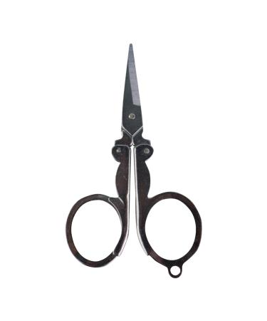 Eyebrow Scissors Nose Hair Trimmer Foldable Stainless Steel Beauty Tools for Beard Eyebrow Nose Hair Mustache Eyelash One Size Silver