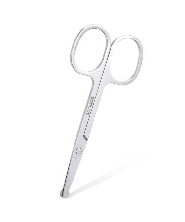 Hair Scissors 1 PC Nose Trimmer Eyebrow Grooming Mustache Beard Cut Brow Clippers Trimming Mini Tiny Tweezer Eye Curved Manicure Cutting Facial Lash Eyelash Women Men Beauty