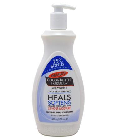Palmers Cocoa Butter Lotion With Vitamin-E 17 Ounce Bonus (500ml) (Pack of 2)