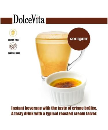 Cr me Br l e - Nespresso Compatible Pods. Indulge in Italian Elegance with a Twist. Caf -Style Delight Caramelized Vanilla Bliss in Every Sip! Perfect Caffeine-Free Treat 20 Capsules Bundle - Buy Online on SooperMarket.com
