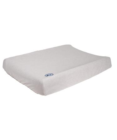 FlyIdeas Set of 2 Universal Covers for Baby Changing Mat Elasticated Soft Certified Bamboo Fabric Thick and Super Absorbent Waterproof Terry-Cloth (Silver 70x50 cm) Silver 70x50 cm