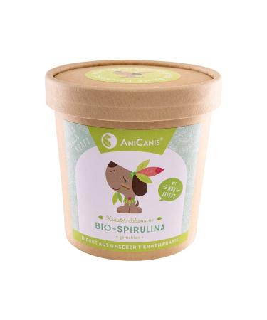 Anicanis Bio Spirulina for Dogs & Cats - Spirulina powder algae powder - immune system intestine Skin & fur - feed supplement nutritional supplement - 150g