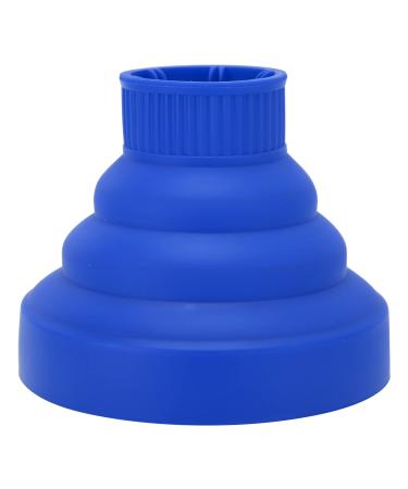 6Colors Foldable Hairdryer Diffuser Universal Collapsible Folding Hair Blower Diffuser Cover Fast Drying Blow Dryer Diffuser Attachment Styling Hairdressing Tool for Curly and Wavy Hair(Blue)