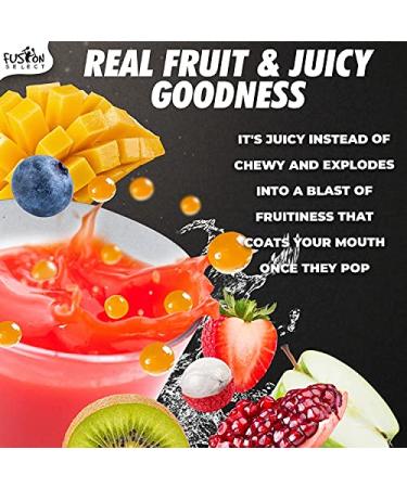 Fusion Select Bursting Boba Popping Pearls - Passion Fruit, Mango, Lychee Assortment - Buy Online on SooperMarket.com