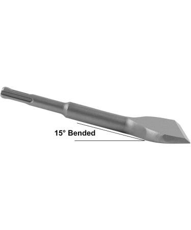 Firecore 3-Inch SDS Plus Cranked Bent Chisel Bit for Hammer Drill - Tile Removal Chisel for Concrete (3x6.5) -FS22365 - Buy Online on SooperMarket.com