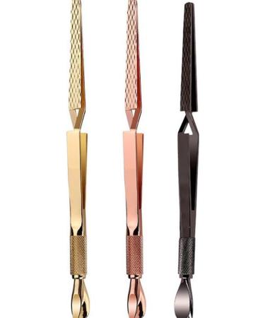 Magic Multi-Functional Manicure Pedicure C-Curve Pinching Tool Cuticle Pusher Nail Art Pincher for Acrylic Uv Gel Nails(Rose Gold) - Buy Online on SooperMarket.com