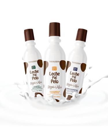Leche Pal Pelo Rizos & Afro Specialized Shampoo for Curly Hair 14.9 oz - Parabens & Salt Free - Buy Online on SooperMarket.com