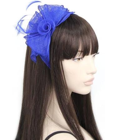 Royal Blue Headband Aliceband Hat Fascinator Wedding Ladies Day Race Royal Ascot - Buy Online on SooperMarket.com