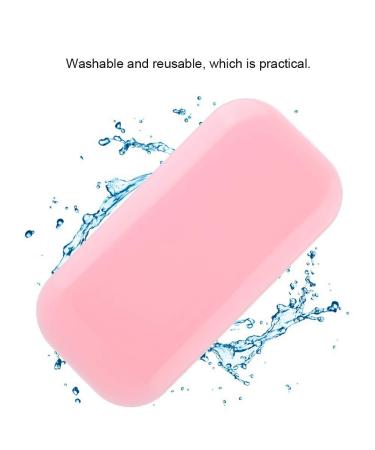 Eyeline Glue Silicone Pads - Thick Makeup Eyelash Extension Tools & Reusable Adhesive Palette (Pink) for Salons | International Shipping - Buy Online on SooperMarket.com