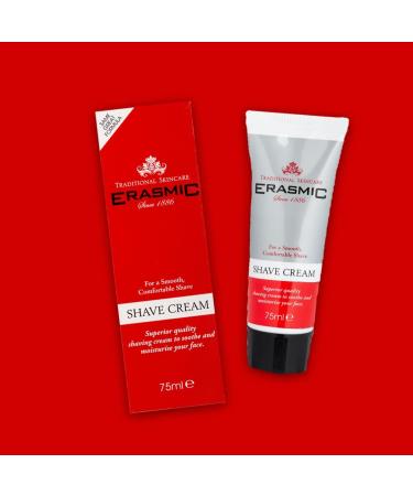 Erasmic Lather Shave Cream 75ml - Smooth and Comfortable Shave Experience - Buy Online on SooperMarket.com