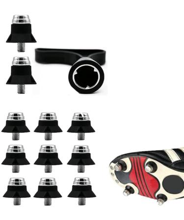 Buy Football Tunnels & Cuican FLA Soccer Shoe Screw Caps - 12 Pieces Aluminum Replacement Caps & Key for Optimal Performance - Buy Online on SooperMarket.com
