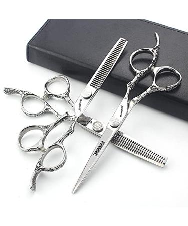 SHARONDS Hair Clippers 6/7/8-inch professional hair clippers for haircut sets (6-inch-3pcs)