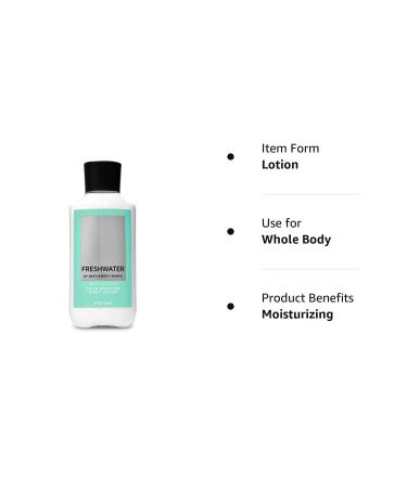 Bath and Body Works Men's Freshwater Body Lotion 8 oz - Moisturizing & Invigorating - Buy Online on SooperMarket.com