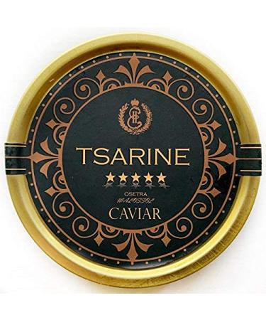 50 g black sturgeon caviar |Siberian sturgeon |Acipenser Baerii |Fischkaviar |Malossol caviar |Black caviar |Brand - Tsarine Caviar |Free Express cooling delivery