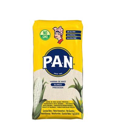 Harina PAN Pre-Cooked White Maize Meal - 1kg