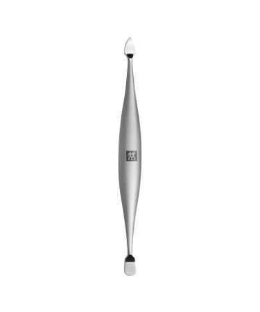 ZWILLING cuticle pusher nail cleaner double instrument 2 in 1 for manicure and pedicure stainless steel matt premium 125 mm