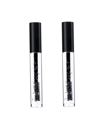 Clear Eyebrow Setting Gel Waterproof Liquid Brow Shaping Gel Long Lasting Brow Gel with Brush 2PCS.
