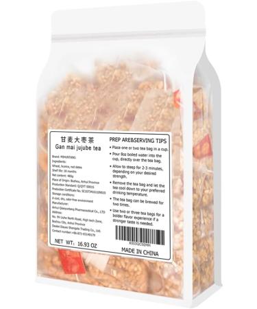Gan mai jujube tea 16.93 oz Boilless brewing Wheat Licorice Jujube tea 480g - Buy Online on SooperMarket.com