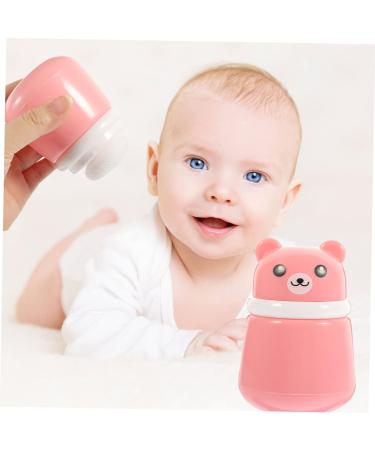 Minkissy 9-Piece Baby Powder Puff Kit and Storage Dispenser Set - Pink Sponge Puffs for Travel and Home Use - Buy Online on SooperMarket.com