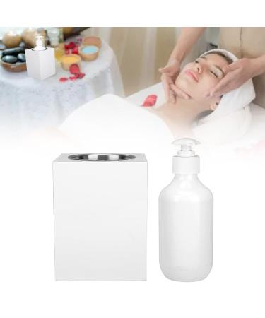 Pro Massage Oil Heater - Fast Heat Lotion Warmer for Salon & Barber Shops | Single Bottle Aluminum Alloy | White - Buy Online on SooperMarket.com