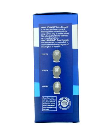 Rogaine for Men Hair Regrowth Treatment Extra Strength-Super Pack-Unscented-(New Extra Strengh) 3 Month Supply