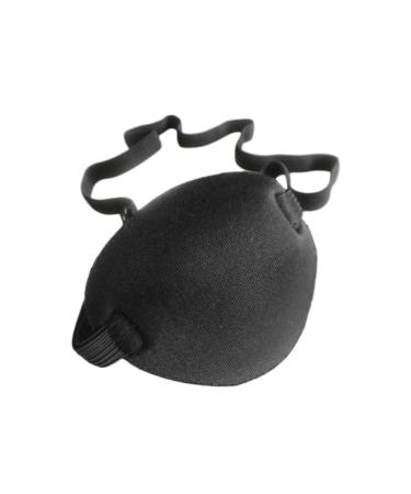 BCOATH 2pcs Lazy Eye Cover Eyepatch Pirate Eye Cover Adult Amblyopia Patches Pirate Cosplay Props Black