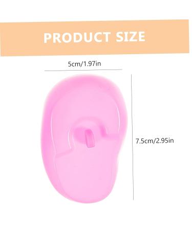 Healeved 4pcs Hair Dye Earmuffs - Black Ear Cuff Baking Oil Shawl - 7.5x5cm - Assorted Color | Shop Now - Buy Online on SooperMarket.com