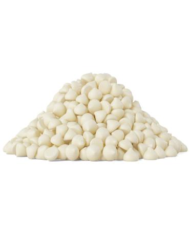 Callebaut White Chocolate Chips by Cambie | 1,000 Count White Chips | Bake Stable and Chef Quality | Packaged Fresh in a Resealable Pouch (2 lb) 2 Pound (Pack of 1)