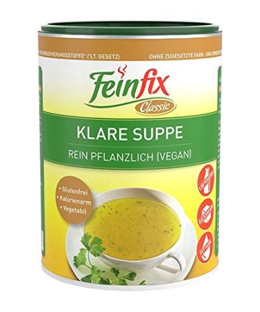 Feinfix Classic clear soup 540g (27 liter soup) soup powder soup brews soup wort vegan spices soup broth soup broth vegetable with taste enhancer chefs vegetable broth 51-q5nb-63n1 540 g (1 Pack)