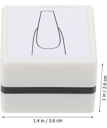 Nail Practice Stamp Nail Dyhadrator Manicurist Manicure Practice Stamper Nail Practice Tool Silicone Nail Stamper Nail Tools Manicure Art Practice Stamper Manicure Supply Seal Mold White - Buy Online on SooperMarket.com