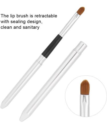 Lip Brush for Lipstick Retractable Lipstick Brush with Bristles for Precise Lip Contouring Smear Powders Evenly for Lasting Makeup - Buy Online on SooperMarket.com